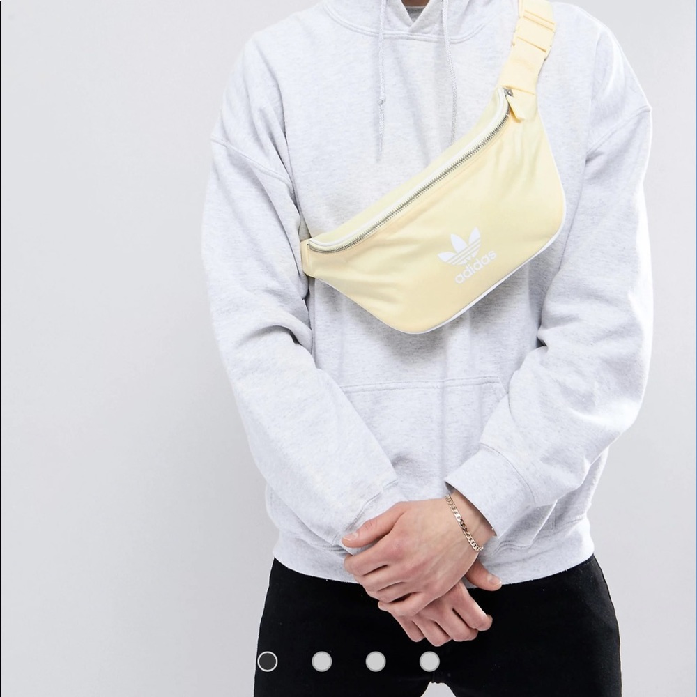 Adidas yellow Fanny pack